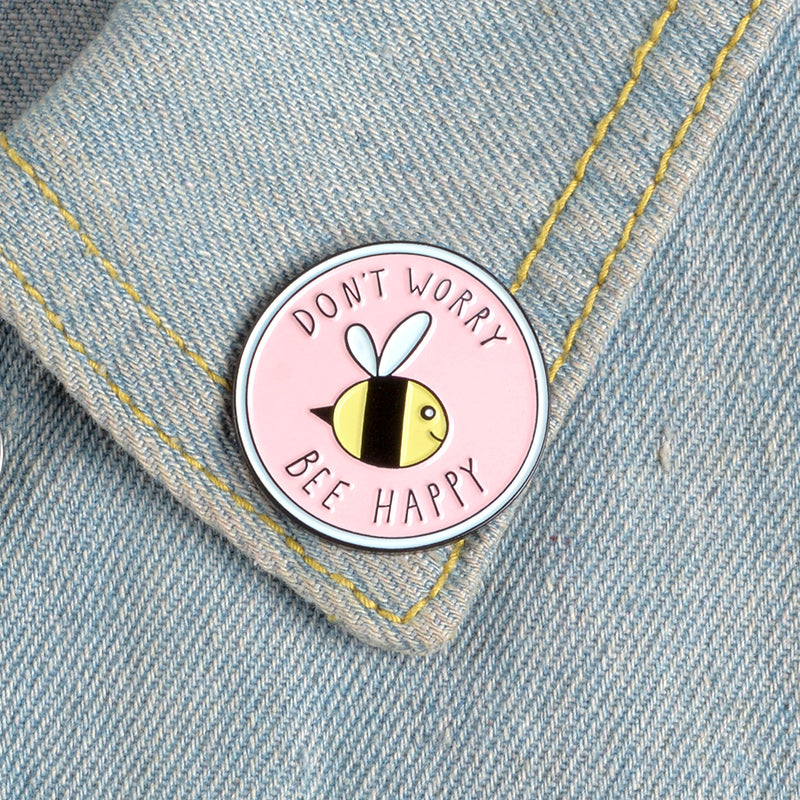 Cute Bee Friend Decorative Pin