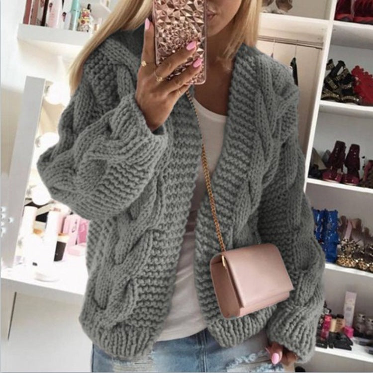 Fall/Winter Women's Chunky Knit Cardigan