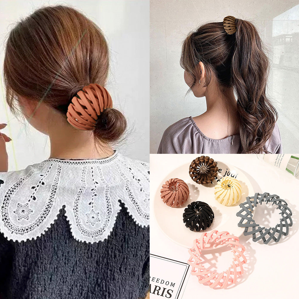 Adjustable Resin Bird Nest Hair Tie Clip Ornaments