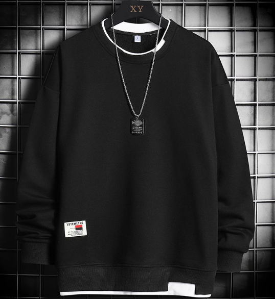 Gradient Color Casual Men's Hoodie for Autumn & Winter