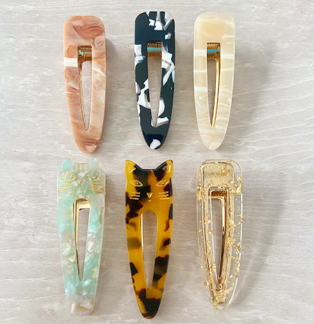 Multi-Color Hair Clips for Bangs