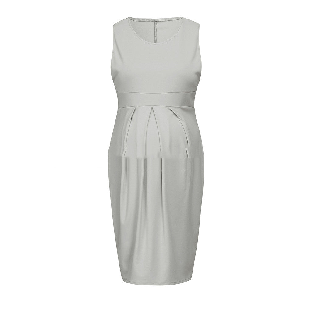 Women's Maternity Dress - Warm Summer Style