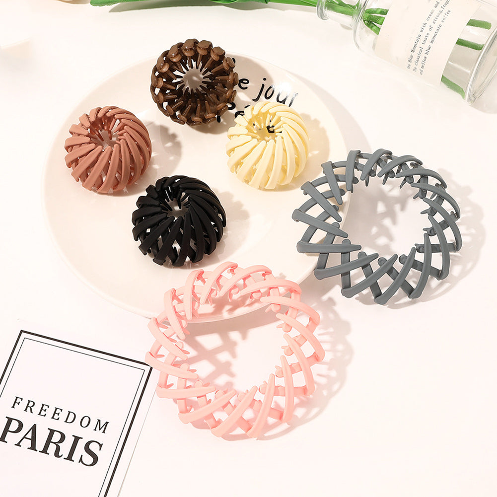 Adjustable Resin Bird Nest Hair Tie Clip Ornaments