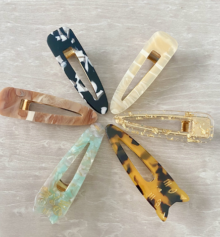 Multi-Color Hair Clips for Bangs