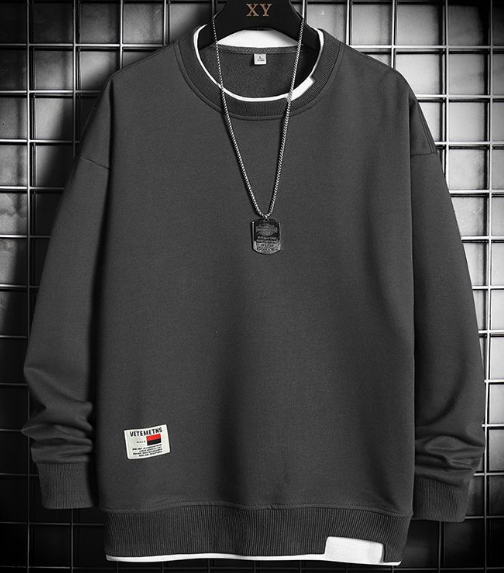 Gradient Color Casual Men's Hoodie for Autumn & Winter
