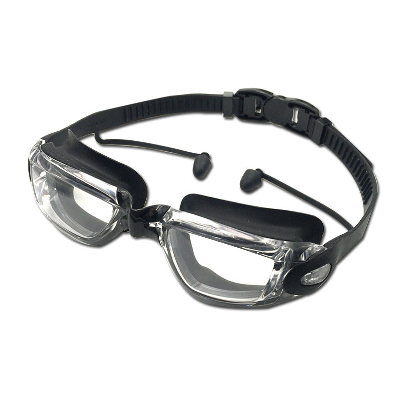 KND Swim Goggles with Earplugs and Anti-Fog Lens