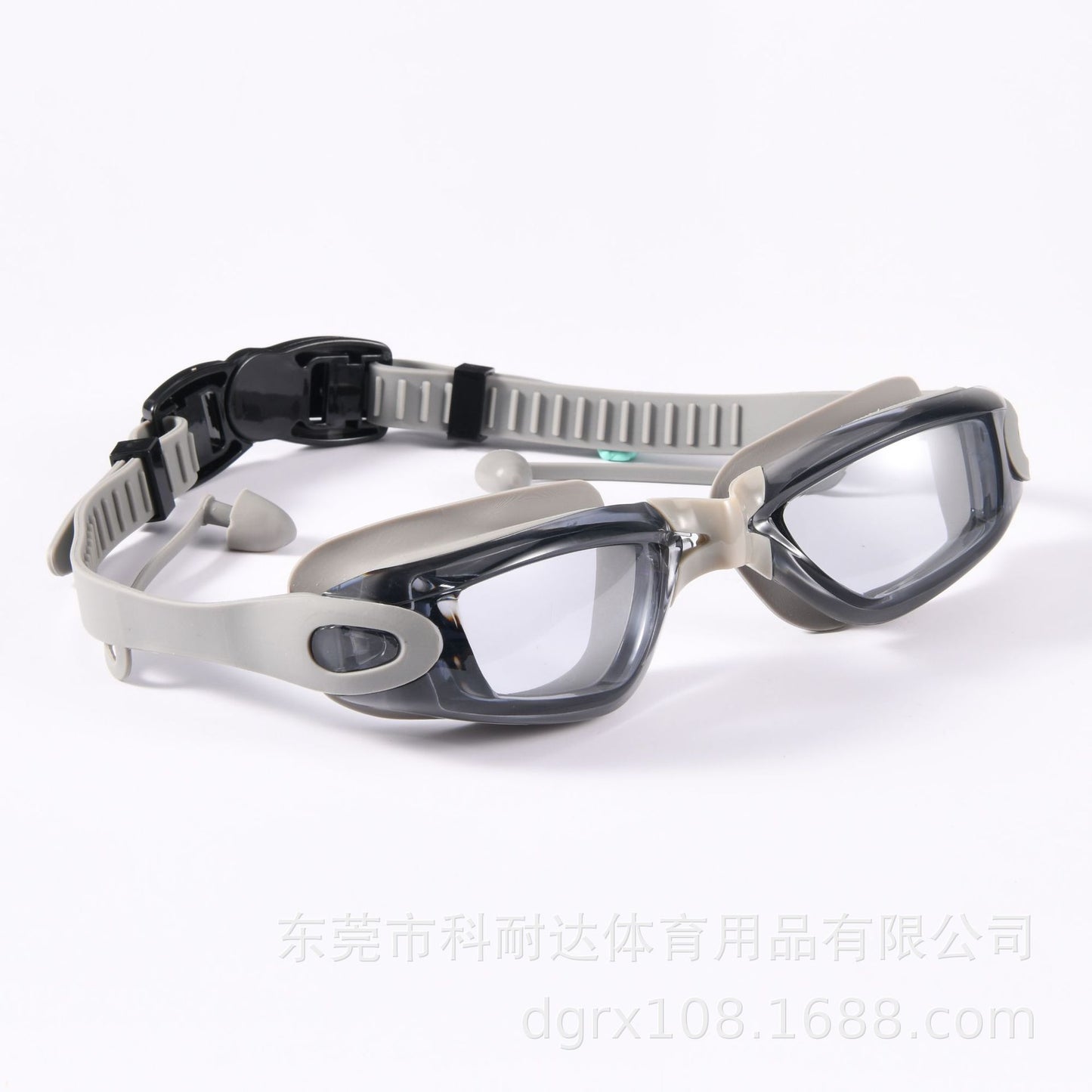 KND Swim Goggles with Earplugs and Anti-Fog Lens