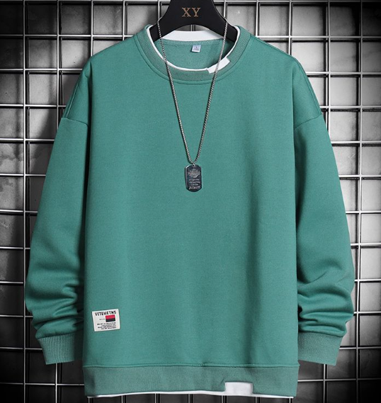 Gradient Color Casual Men's Hoodie for Autumn & Winter