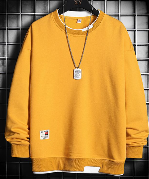 Gradient Color Casual Men's Hoodie for Autumn & Winter