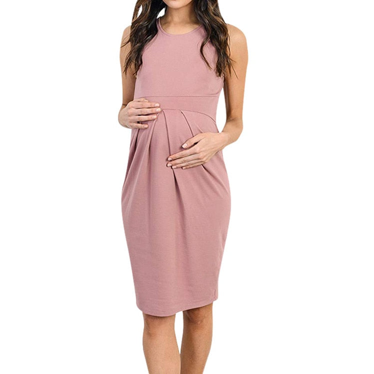 Women's Maternity Dress - Warm Summer Style