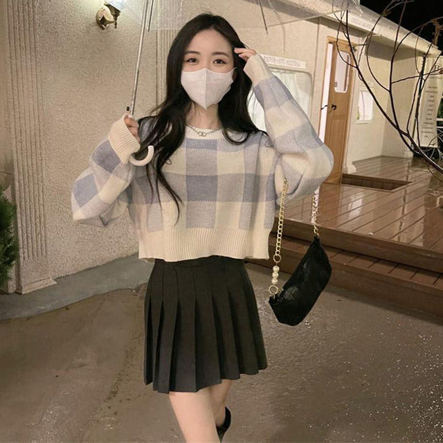 Loose Knit Cute Sweater for Women - Autumn/Winter Fashion