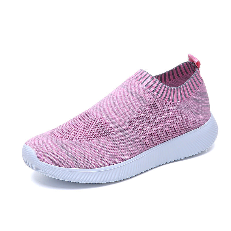 Comfortable Low-Top Women's Knitted Slip-On Shoes