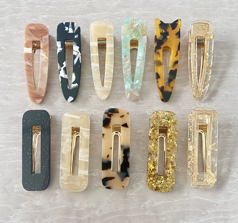Multi-Color Hair Clips for Bangs