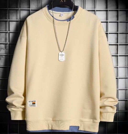 Gradient Color Casual Men's Hoodie for Autumn & Winter