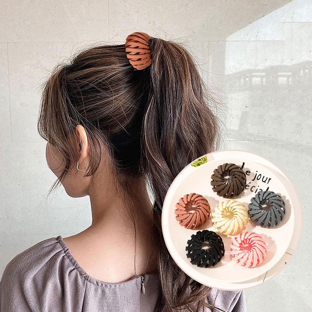 Adjustable Resin Bird Nest Hair Tie Clip Ornaments