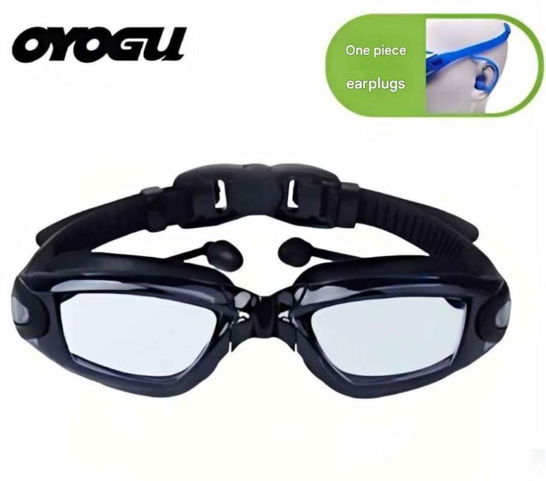 KND Swim Goggles with Earplugs and Anti-Fog Lens