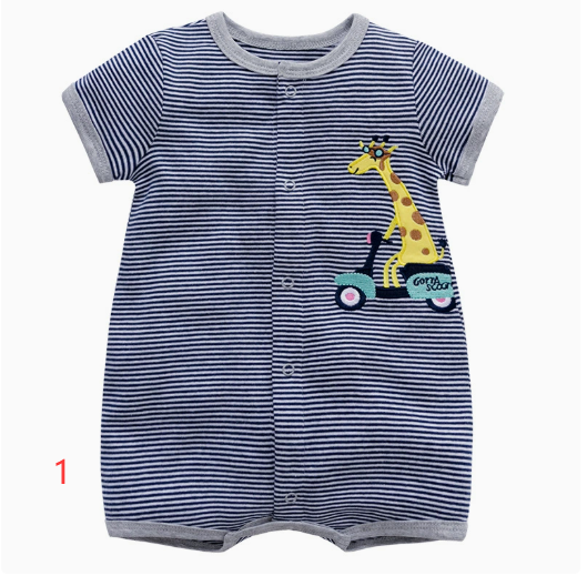 Tropical Summer Bodysuit for Baby Boys (One Piece)