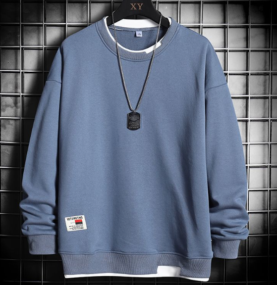 Gradient Color Casual Men's Hoodie for Autumn & Winter