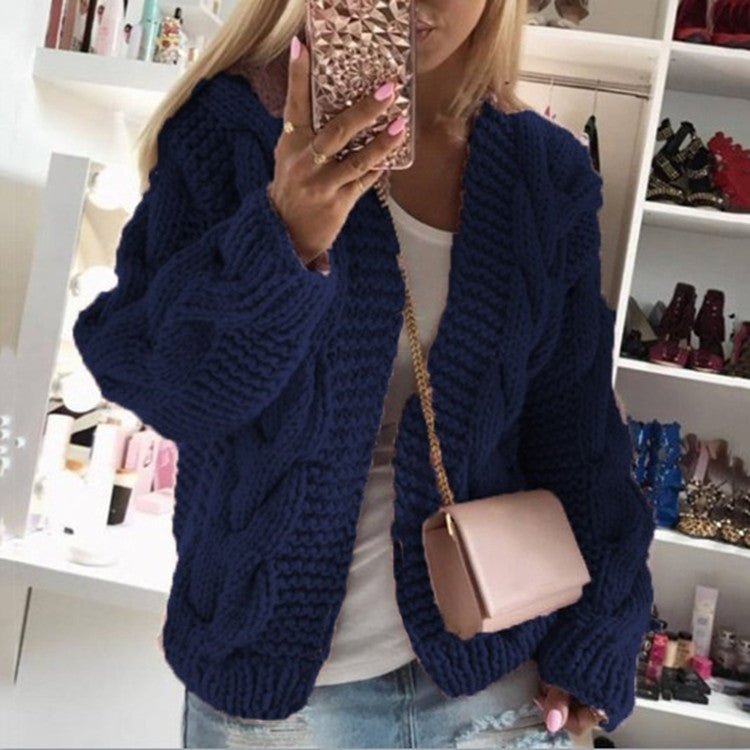 Fall/Winter Women's Chunky Knit Cardigan