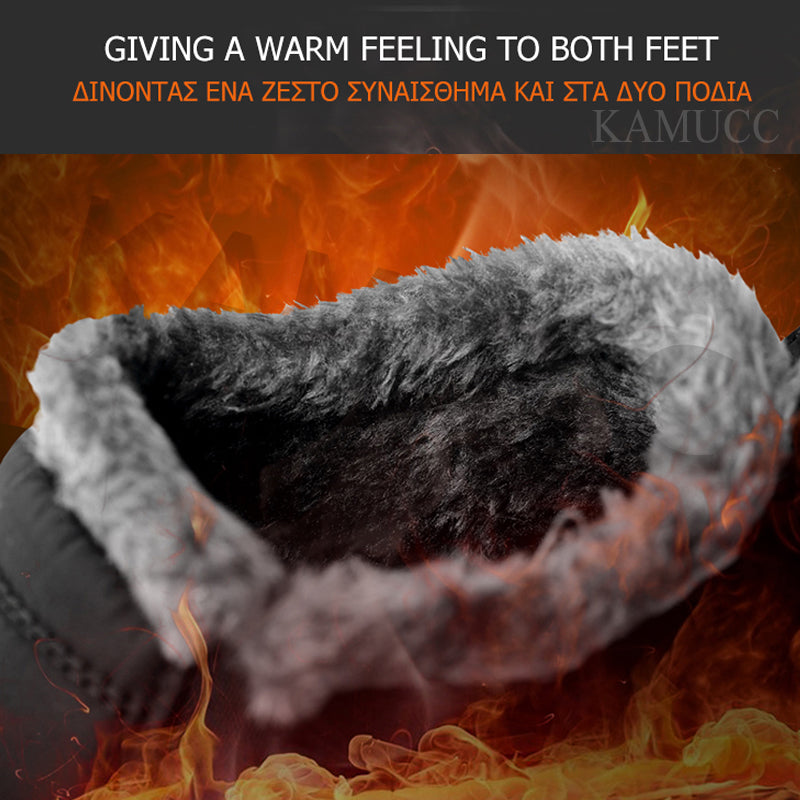 Waterproof Men's Winter Fleece Snow Boots (Big Size)