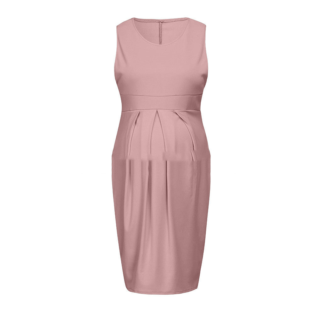 Women's Maternity Dress - Warm Summer Style