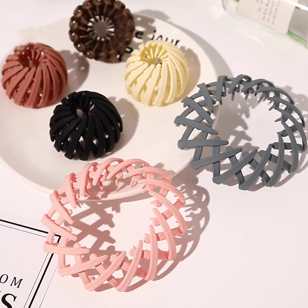 Adjustable Resin Bird Nest Hair Tie Clip Ornaments