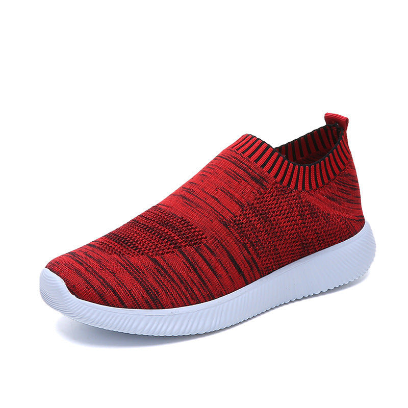 Comfortable Low-Top Women's Knitted Slip-On Shoes