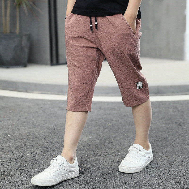Casual Summer Thin Boy's  Five-Point Shorts
